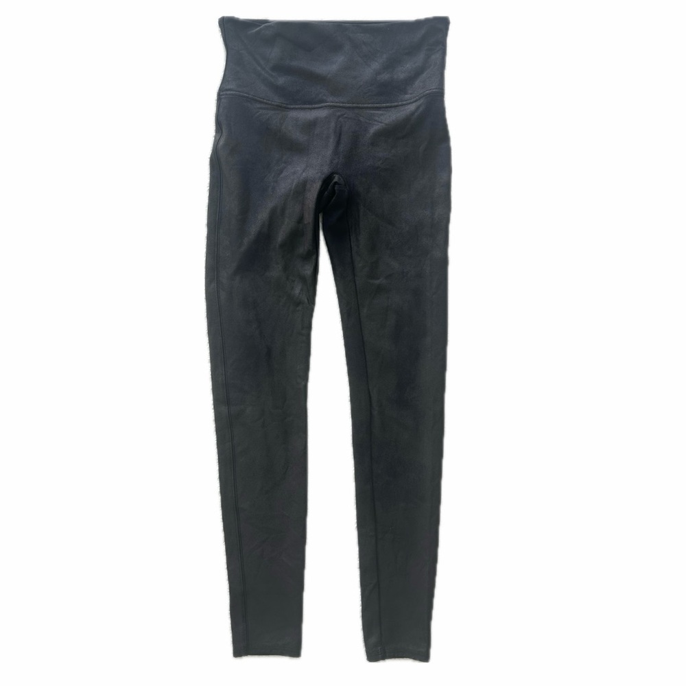 SPANX Black Gunmetal High Waist Leggings
